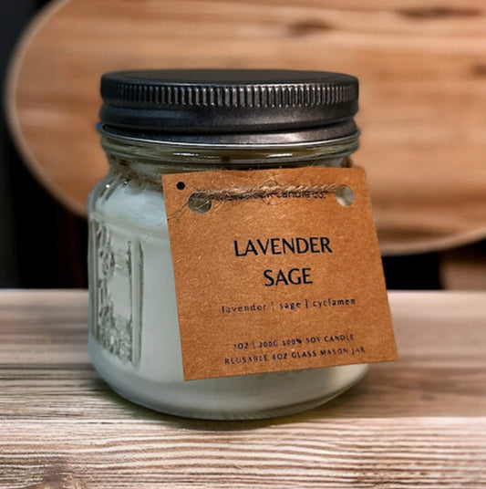 Lavender Sage - 7oz Mason