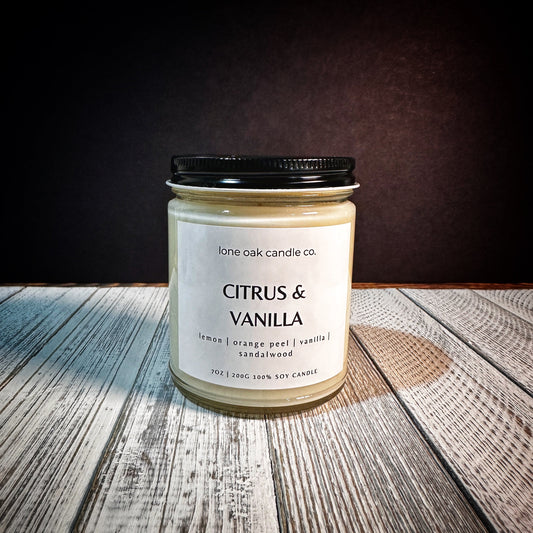 Citrus & Vanilla - 7oz Candle